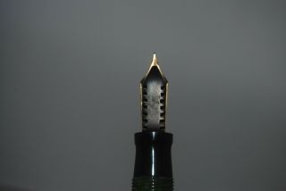 Restored Vintage Sheaffer BALANCE Jade Ink fountain pen w/14k Fine NiB 5