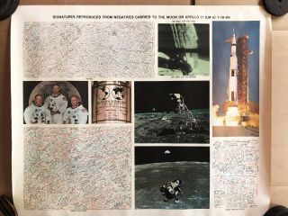 Vintage Apollo 11 Lunar Module 5 Poster Grumman Nasa Space Moon Astronauts