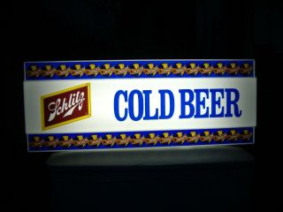 Vintage Lighted Schlitz Beer Sign