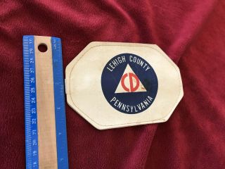 Vintage Civil Defense (CD) Arm Band from Lehigh County (Allentown),  PA. 5