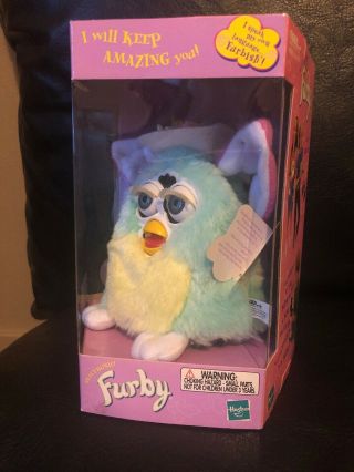 NIB 2000 SPRING FURBY VINTAGE SPECIAL LIMITED EDITION TIGER ELECTRONIC 4