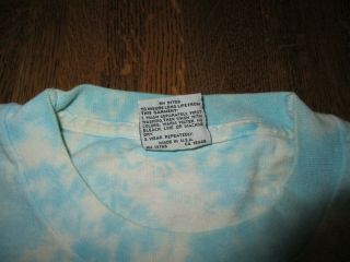 Grateful Dead T Shirt Vintage 1993 Roller Coaster Tie Dye XL USA Liquid Blue GDM 4