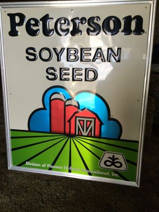 Vintage Peterson Seed Sign