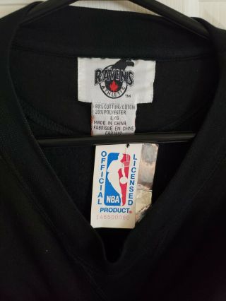Vintage 1994 Toronto Raptors NBA Big Logo Sweatshirt Hoodie Spellout Rare NWT 7