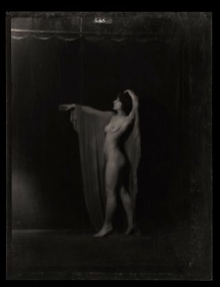 Art Nude Dancer Desha Milton Vintage 1918 Arnold Genthe Camera Negative