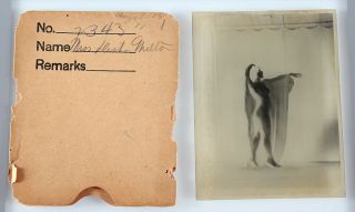 Art Nude Dancer Desha Milton Vintage 1918 Arnold Genthe Camera Negative 2