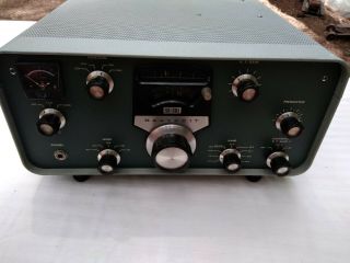 Vintage Heathkit Sb - 301 Ham Radio Hf Receiver For Restoration 3 Crystal Filters