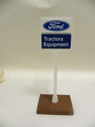 Vtg Dealer Ford Tractors Equipment Desk Top Advertising Promotional Sign (A5) 6