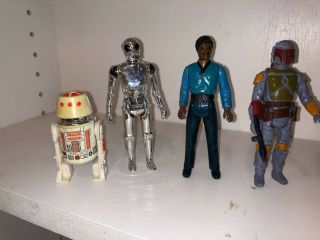 Vintage 1977 - 1980 Star Wars Action Figures Chewbacca,  Darth Vader,  etc.  11 Total 7