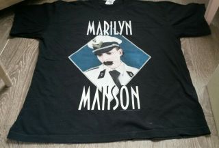 Vintage Marilyn Manson Grotesk Burlesk Tour Shirt " 2003 "