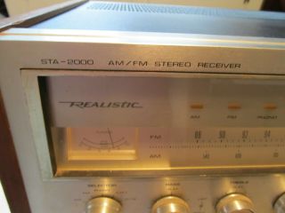 Vintage Realistic STA - 2000 Stereo Receiver Amplifier Parts 4
