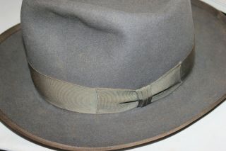 Felt Fedora Hat Vintage Royal Stetson hat size 7 1/4 model B323394 box 2