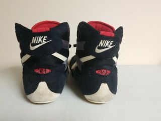 RARE Vintage 1990s Nike Combatant Ultra Black Wrestling Shoes Size U.  S.  14 5