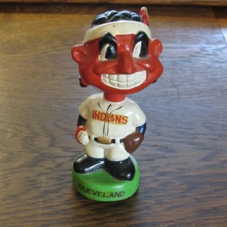 Vintage Cleveland Indians Wahoo Bobblehead Doll
