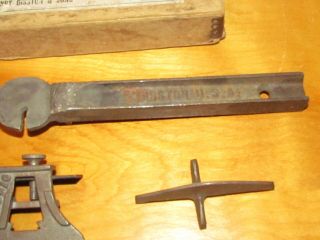 Vintage Disston Imperial Saw tool for refitting cross - cut saw 4