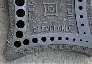 CTD Co.  No.  50 Drill Bit Holder Vintage Cleveland Twist Drill Fractional Index 5
