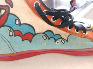 Peter Max Vintage Shoes Gym Sneakers Rare Psychedelic 12