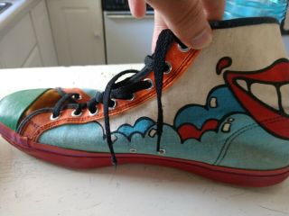 Peter Max Vintage Shoes Gym Sneakers Rare Psychedelic 4