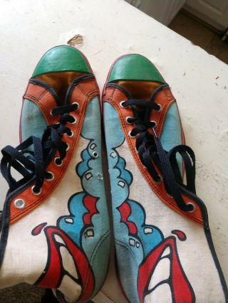 Peter Max Vintage Shoes Gym Sneakers Rare Psychedelic 5