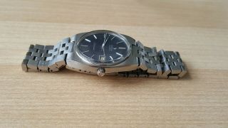 Gent ' s Vintage 1977 Stainless Steel Omega Seamaster Quartz Wrist Watch 3