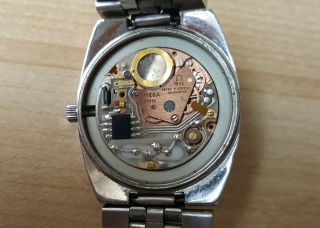 Gent ' s Vintage 1977 Stainless Steel Omega Seamaster Quartz Wrist Watch 9