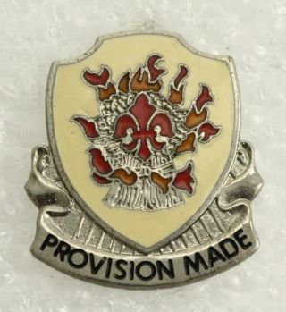 Vintage Military Insignia Unit Crest Pin 96th Aviation Support Troubleshooters
