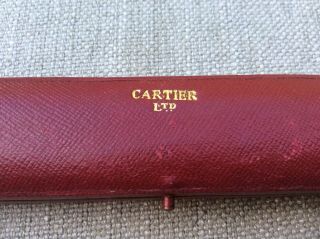 Cartier Leather Art Deco Jewelry Box Bracelet France 1920s Antique RARE 6