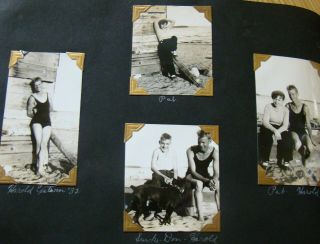 Vintage 1920s Photo Album MN WI 300,  Snapshots Pokegama La Crosse Hibbing 11