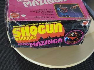 Vintage Shogun Warriors Mazinga Mazinger Z (Box Only) 7