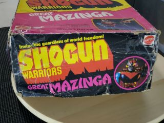 Vintage Shogun Warriors Mazinga Mazinger Z (Box Only) 8