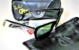 Ray - Ban USA Vintage NOS B&L Very Rare Harley Davidson Cats 3000 Sunglasses 4