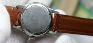 Vintage Girard - Perregaux 24 Hour Dial Mechanical S/S Men ' s Wristwatch c1940s 4