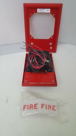 Vintage Rare EST Edwards 892 - 2B - 001 Fire Alarm HORN/STROBE 2