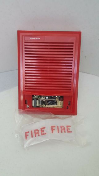 Vintage Rare EST Edwards 892 - 2B - 001 Fire Alarm HORN/STROBE 3