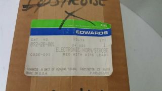 Vintage Rare EST Edwards 892 - 2B - 001 Fire Alarm HORN/STROBE 5