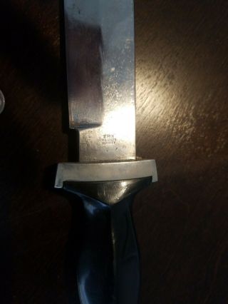 RARE Vintage ERN SOLINGEN Germany German Fixed Blade Knife Dagger Bowie Sharp 7