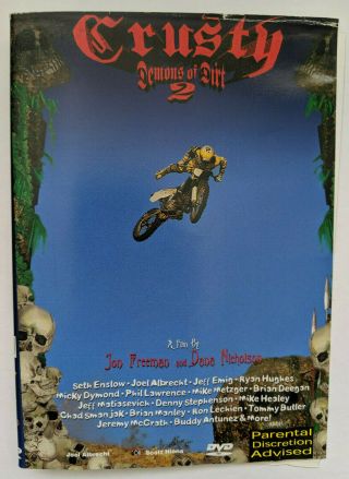 Crusty Demons Of Dirt 2: Motocross Vintage Dvd (1996) Rare Out Of Print