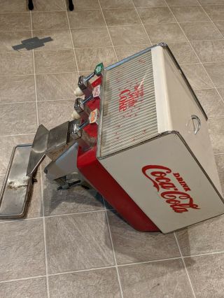 VINTAGE COCA - COLA FANTA 3 - TAP SODA FOUNTAIN DISPENSER MACHINE - PARTS or RESTORE 4