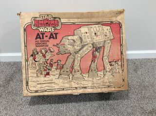 AT - AT Box Good Shape Sharp Color Vintage Kenner Star Wars ESB 1981 2