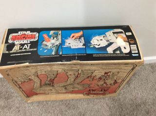 AT - AT Box Good Shape Sharp Color Vintage Kenner Star Wars ESB 1981 5