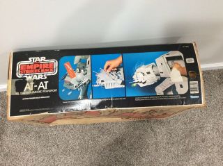 AT - AT Box Good Shape Sharp Color Vintage Kenner Star Wars ESB 1981 6