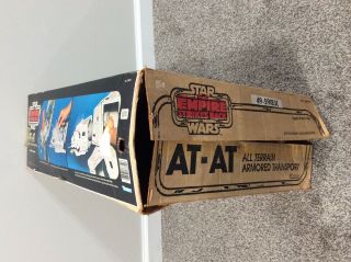 AT - AT Box Good Shape Sharp Color Vintage Kenner Star Wars ESB 1981 7