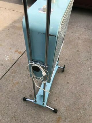 Vintage Box Fan Lakewood Wheeled Adjustable Stand 6