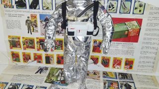 Vintage Gi Joe Action Pilot Astronaut Space Suit 1964 Early 3 Zipper 3