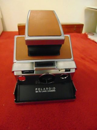 Vintage Polaroid Sx - 70 Land Camera With Case -