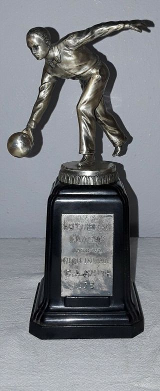 1939 Bowling Trophy International Silver Co