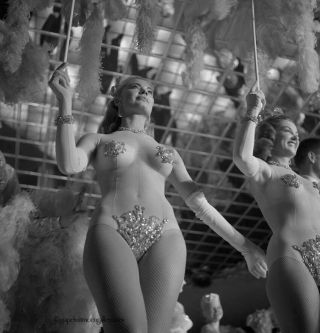 Bunny Yeager Pin - Up Camera Negative B - Movie Star Burlesque Show Latin Quarter