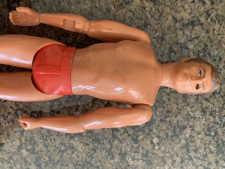 Vintage Steve Austin Doll Figure The Six 6 Million Dollar Man Bionic Grip 8