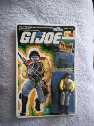 Hasbro Vintage Gi Joe Cobra Python Patrol Crimson Guard