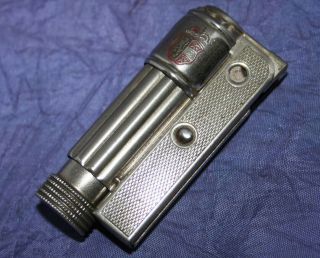 Vintage Imco Triplex Petrol Lighter Salzburg Crest Made In Austria Windproof